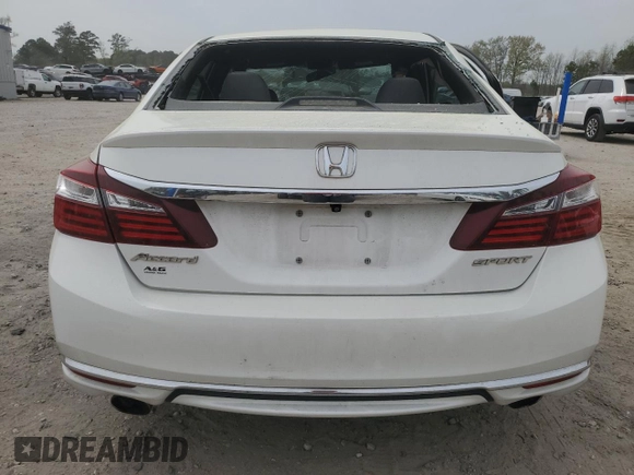 2016 Honda Accord Sport с VIN 1HGCR2F59GA022103, выставлен на аукционе Copart как лот 51843675 с пробегом 107 411 миль миль и Списание • Salvage title. История ставок и продаж доступна на DreamBid. Изображение 6.