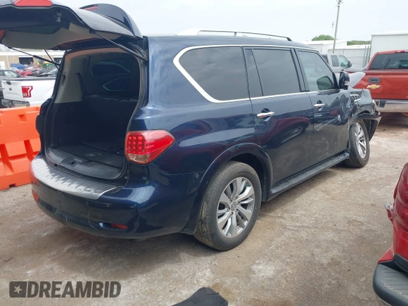 2016 Infiniti QX80 z VIN JN8AZ2NE7G9120110, wystawiony jako IAAI lot #42066197 z przebiegiem 159 315 mil mil oraz . Historia ofert i sprzedaży dostępna na DreamBid. Obrazek 4.