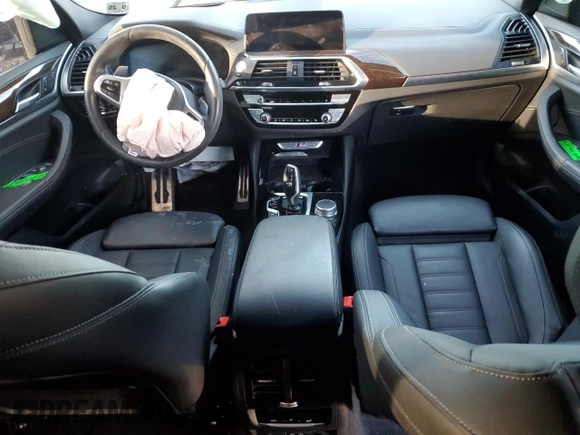 2021 BMW X4 M40i with VIN 5UX2V5C02M9E10918, listed as a Copart auction lot 42954645 with Not provided miles and Salvage title. Bid and sale history available at DreamBid. Image 8.