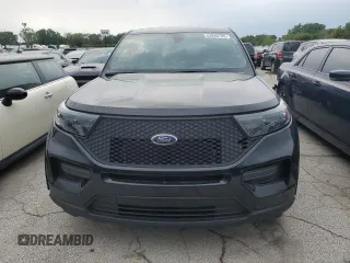 2021 Ford Police Interceptor Utility с VIN 1FM5K8AB0MGC25056, выставлен на аукционе Copart как лот 53846705 с пробегом 54 099 миль миль и Списание • Salvage title. История ставок и продаж доступна на DreamBid. Изображение 5.