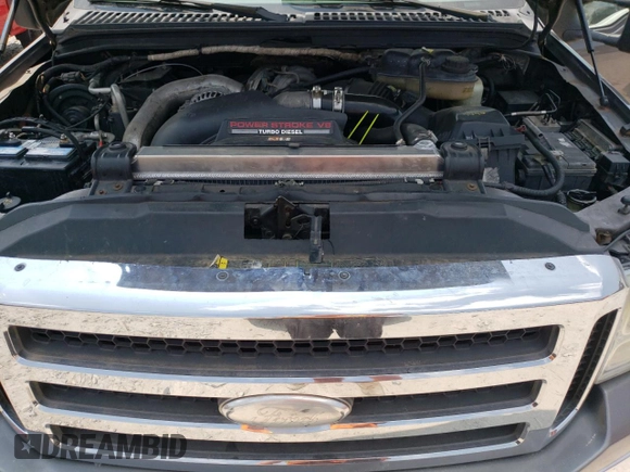 2005 Ford F-250 XL with VIN 1FTSW21P55EA70134, listed as a Copart auction lot 59509155 with 210,758 mi miles and Salvage title. Bid and sale history available at DreamBid. Image 11.