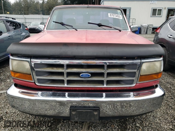 1992 Ford F-150 with VIN 1FTEF15H4NPA80362, listed as a Copart auction lot 87973455 with 0 mi miles and Clean Title. Bid and sale history available at carsss.com. Image 5.