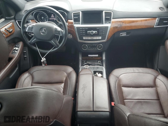 2015 Mercedes-Benz GL with VIN 4JGDF6EE7FA580014, listed as a Copart auction lot 55137704 with 115,624 mi miles and Salvage Title. Bid and sale history available at carsss.com. Image 8.