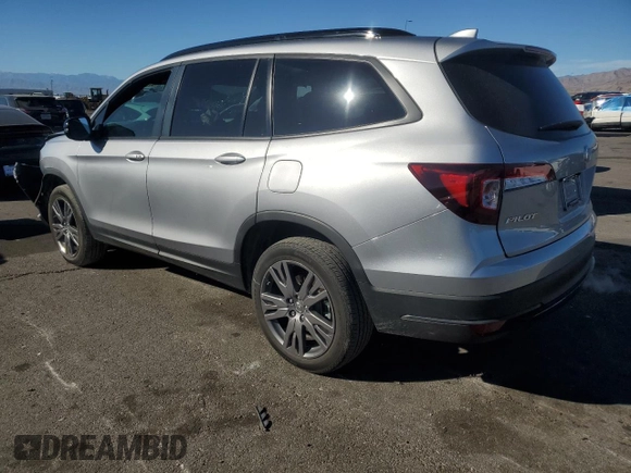 2022 Honda Pilot Sport with VIN 5FNYF6H35NB049576, listed as a Copart auction lot 87118524 with 36,038 mi miles and Salvage Title. Bid and sale history available at DreamBid. Image 2.