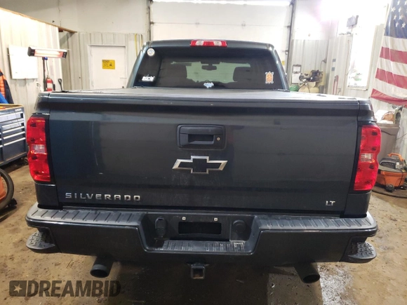 2018 Chevrolet Silverado 1500 LT with VIN 3GCUKREC5JG121283, listed as a Copart auction lot 49836155 with 95,838 mi miles and Salvage Title. Bid and sale history available at DreamBid. Image 6.