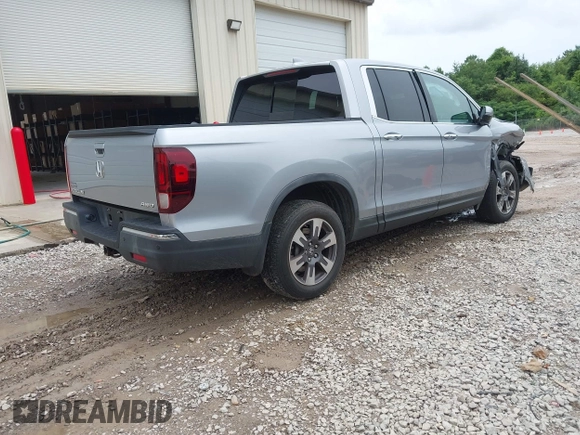 2019 Honda Ridgeline RTL-E with VIN 5FPYK3F75KB019660, listed as a IAAI auction lot 42548495 with 55,969 mi miles and . Bid and sale history available at DreamBid. Image 4.