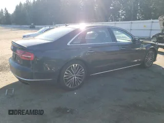 2015 Audi A8 L 4.0T with VIN WAU32AFD5FN020597, listed as a Copart auction lot 45221125 with 103,637 mi miles and Clean Title. Bid and sale history available at carsss.com. Image 3.