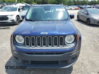 2017 Jeep Renegade Latitude with VIN ZACCJABB7HPE45338, listed as a Copart auction lot 56951665 with 168,286 mi miles and Salvage title. Bid and sale history available at DreamBid. Image 5.