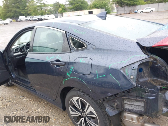 2017 Honda Civic EX-L with VIN 19XFC1F76HE008408, listed as a IAAI auction lot 42365568 with 59,948 mi miles and . Bid and sale history available at DreamBid. Image 17.
