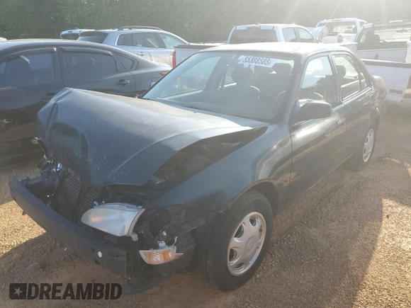 1999 Toyota Corolla VE with VIN 2T1BR12E8XC255511, listed as a Copart auction lot 55388585 with 81,645 mi miles and Salvage title. Bid and sale history available at DreamBid. Image 1.