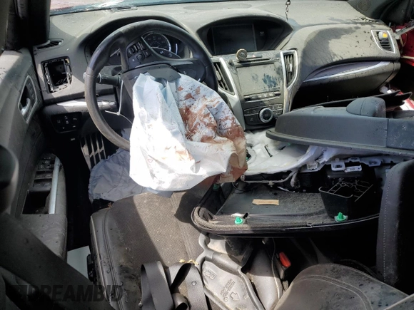 2018 Acura TLX w/A-SPEC Pkg with VIN 19UUB2F63JA007931, listed as a Copart auction lot 52135034 with Not provided miles and Salvage title. Bid and sale history available at DreamBid. Image 8.