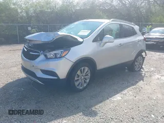 2018 Buick Encore Preferred with VIN KL4CJASB1JB675175, listed as a IAAI auction lot 41984657 with 95,758 mi miles. Bid and sale history available at carsss.com. Image 22.