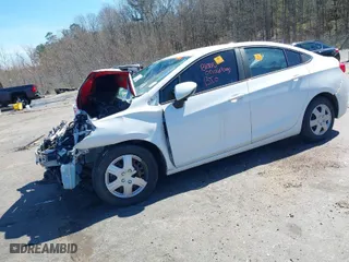 2016 Chevrolet Cruze LS with VIN 1G1BC5SM6G7313495, listed as a IAAI auction lot 41729566 with 1 mi miles. Bid and sale history available at carsss.com. Image 2.