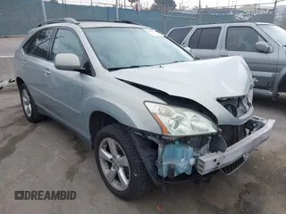 2005 Lexus RX 330 with VIN JTJGA31UX50047698, listed as a IAAI auction lot 42652484 with 1,289,180 mi miles and . Bid and sale history available at DreamBid. Image 1.