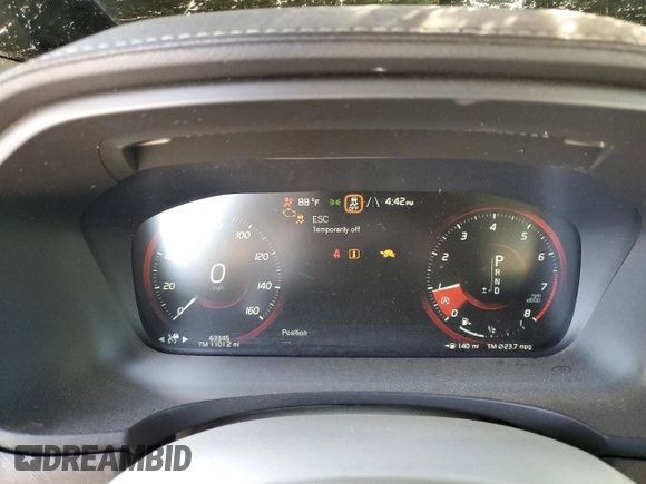 2017 Volvo V90 with VIN YV4A22NL1H1000766, listed as a Copart auction lot 70826213 with 63,345 mi miles and . Bid and sale history available at DreamBid. Image 9.