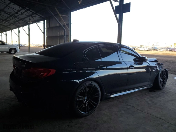 2020 BMW M5 Competition with VIN WBSJF0C0XLCE57010, listed as a Copart auction lot 82445164 with 0 mi miles and Salvage Title. Bid and sale history available at carsss.com. Image 3.