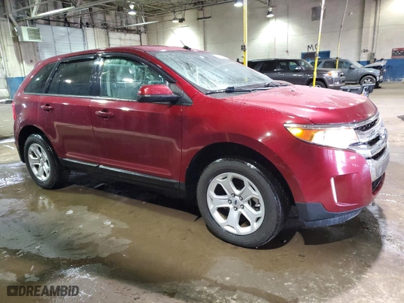 2014 Ford Edge SEL with VIN 2FMDK4JCXEBA05025, listed as a Copart auction lot 43128695 with 96,319 mi miles and Clean Title. Bid and sale history available at carsss.com. Image 4.