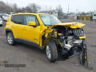 2018 Jeep Renegade Altitude with VIN ZACCJBBB8JPH15642, listed as a IAAI auction lot 41941128 with 53,559 mi miles and . Bid and sale history available at DreamBid. Image 1.