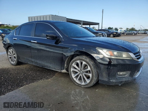 2015 Honda Accord Sport with VIN 1HGCR2F58FA186103, listed as a Copart auction lot 55745085 with 157,599 mi miles and Salvage Title. Bid and sale history available at DreamBid. Image 4.