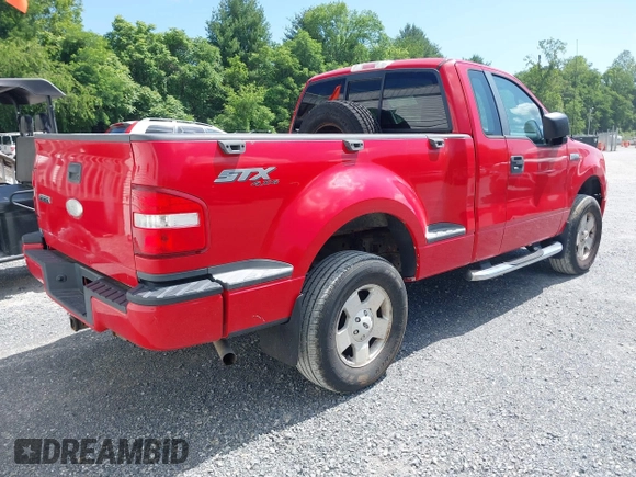2007 Ford F-150 STX with VIN 1FTRF04W97KC14763, listed as a IAAI auction lot 42566587 with 120,200 mi miles and . Bid and sale history available at DreamBid. Image 4.