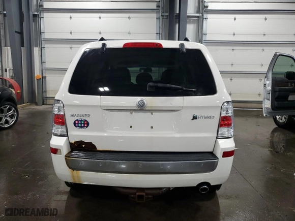 2009 Mercury Mariner Hybrid with VIN 4M2CU29339KJ14631, listed as a Copart auction lot 71823674 with 190,853 mi miles and Salvage Title. Bid and sale history available at carsss.com. Image 6.
