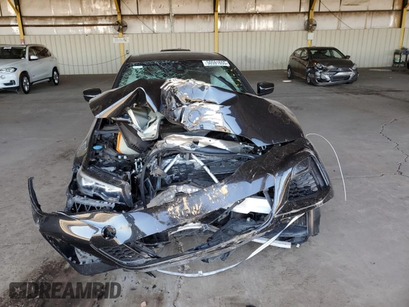 2021 BMW 3 Series M340i xDrive with VIN 3MW5U9J09M8C01983, listed as a Copart auction lot 50591655 with 0 mi miles and Salvage Title. Bid and sale history available at carsss.com. Image 5.