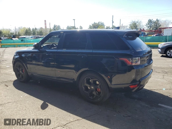 2020 Land Rover Range Rover Sport HSE with VIN SALWR2SU0LA899509, listed as a Copart auction lot 53535285 with 91,280 mi miles and Salvage title. Bid and sale history available at DreamBid. Image 2.