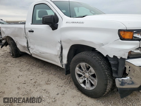 2021 Chevrolet Silverado 1500 Work Truck with VIN 3GCNWAEFXMG209030, listed as a Copart auction lot 50943855 with 60,987 mi miles and Salvage Title. Bid and sale history available at carsss.com. Image 4.