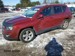 2015 Jeep Compass Latitude with VIN 1C4NJDEBXFD357935, listed as a Copart auction lot 42285025 with 119,392 mi miles and Non Repairable. Bid and sale history available at carsss.com. Image 1.