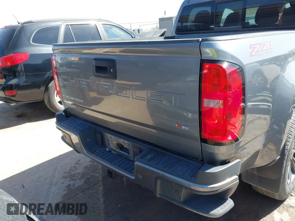2021 Chevrolet Colorado 4WD Z71 z VIN 1GCGTDEN7M1117558, wystawiony jako IAAI lot #41911673 z przebiegiem 51 838 mil mil oraz . Historia ofert i sprzedaży dostępna na DreamBid. Obrazek 17.