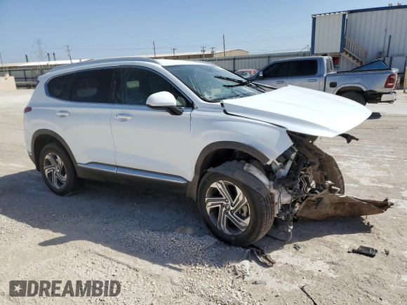 2022 Hyundai Santa Fe SEL z VIN 5NMS2DAJ3NH469026, wystawiony jako Copart lot #49979275 z przebiegiem Nie podano mil oraz Szkoda całkowita • Salvage title. Historia ofert i sprzedaży dostępna na DreamBid. Obrazek 4.