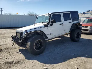 2013 Jeep Wrangler Unlimited Sport z VIN 1C4BJWDG4DL574217, wystawiony jako Copart lot #47788315 z przebiegiem 126 999 mil mil oraz Szkody całkowita. Historia ofert i sprzedaży dostępna na DreamBid. Obrazek 1.