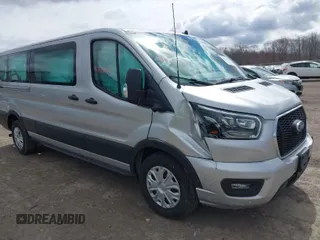 2023 Ford Transit Passenger XL with VIN 1FBAX2Y86PKB08759, listed as a IAAI auction lot 41879081 with 43,241 mi miles. Bid and sale history available at carsss.com. Image 1.