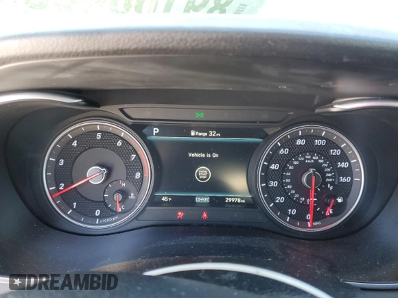 2020 Genesis G70 2.0T z VIN KMTG64LA1LU051157, wystawiony jako Copart lot #89180485 z przebiegiem 29 978 mil mil oraz Szkoda całkowita • Salvage title. Historia ofert i sprzedaży dostępna na DreamBid. Obrazek 9.