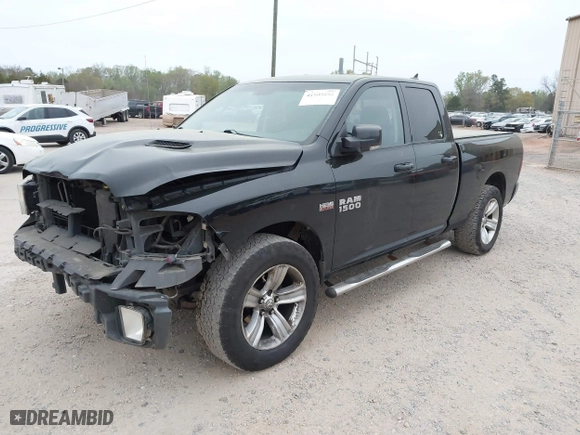 2013 Ram 1500 Sport with VIN 1C6RR7HT5DS620008, listed as a IAAI auction lot 41909202 with 180,389 mi miles. Bid and sale history available at carsss.com. Image 2.
