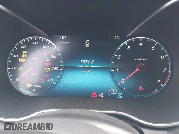 2019 Mercedes-Benz C 300 with VIN WDDWK8DB5KF919156, listed as a IAAI auction lot 41432031 with 39,771 mi miles and . Bid and sale history available at carsss.com. Image 7.