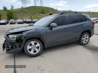 2020 Toyota RAV4 Hybrid XLE with VIN JTMR6RFV9LD002551, listed as a Copart auction lot 58908065 with 97,282 mi miles and Salvage title. Bid and sale history available at DreamBid. Image 1.