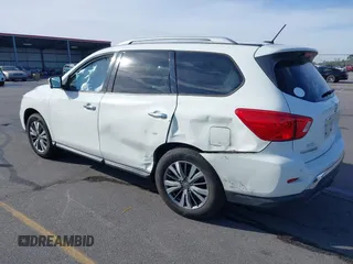 2018 Nissan Pathfinder S with VIN 5N1DR2MN9JC623167, listed as a IAAI auction lot 41606513 with 127,582 mi miles and . Bid and sale history available at DreamBid. Image 3.
