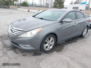 2013 Hyundai Sonata SE with VIN 5NPEC4AC0DH519040, listed as a IAAI auction lot 41934801 with 283,765 mi miles. Bid and sale history available at carsss.com. Image 2.