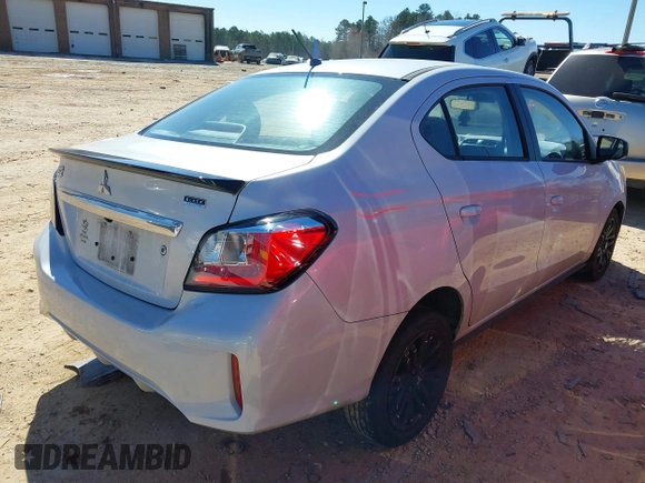 2022 Mitsubishi Mirage ES with VIN ML32FUFJ8NHF09430, listed as a IAAI auction lot 41618700 with 43,519 mi miles and . Bid and sale history available at DreamBid. Image 4.