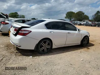2017 Honda Accord Touring with VIN 1HGCR3F93HA005470, listed as a Copart auction lot 52021605 with Not provided miles and Salvage title. Bid and sale history available at DreamBid. Image 3.
