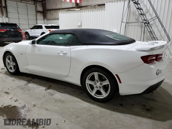 2022 Chevrolet Camaro 1LT with VIN 1G1FB3DX0N0105148, listed as a Copart auction lot 79677594 with 57,035 mi miles and Clean Title. Bid and sale history available at carsss.com. Image 2.