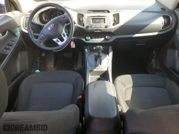 2012 Kia Sportage LX with VIN KNDPB3A25C7228825, listed as a Copart auction lot 51379475 with 184,372 mi miles and Salvage Title. Bid and sale history available at carsss.com. Image 8.