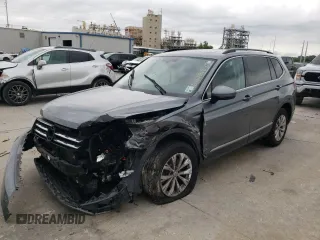 2018 Volkswagen Tiguan SEL with VIN 3VV3B7AX7JM005708, listed as a Copart auction lot 56431835 with 53,957 mi miles and Salvage title. Bid and sale history available at DreamBid. Image 1.