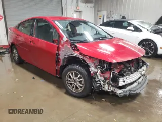 2020 Toyota Prius LE with VIN JTDKARFP2L3126409, listed as a Copart auction lot 83001854 with 74,811 mi miles and Salvage Title. Bid and sale history available at DreamBid. Image 4.