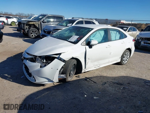 2024 Toyota Corolla LE with VIN 5YFB4MDE2RP124882, listed as a IAAI auction lot 41719381 with 18,698 mi miles and . Bid and sale history available at DreamBid. Image 2.