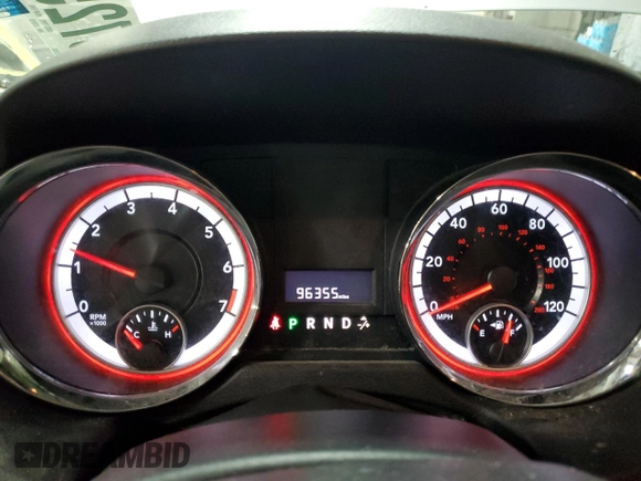 2012 Dodge Grand Caravan SE with VIN 2C4RDGBG5CR312016, listed as a Copart auction lot 52887255 with 96,355 mi miles and Salvage Title. Bid and sale history available at DreamBid. Image 9.