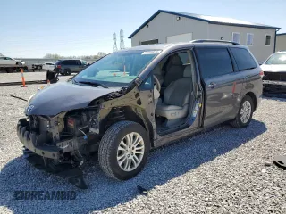 2013 Toyota Sienna XLE AAS with VIN 5TDYK3DC0DS374131, listed as a Copart auction lot 53705875 with 169,988 mi miles and Salvage Title. Bid and sale history available at carsss.com. Image 1.