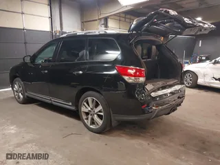 2014 Nissan Pathfinder S with VIN 5N1AR2MM3EC699242, listed as a IAAI auction lot 41848681 with 91,758 mi miles. Bid and sale history available at carsss.com. Image 3.