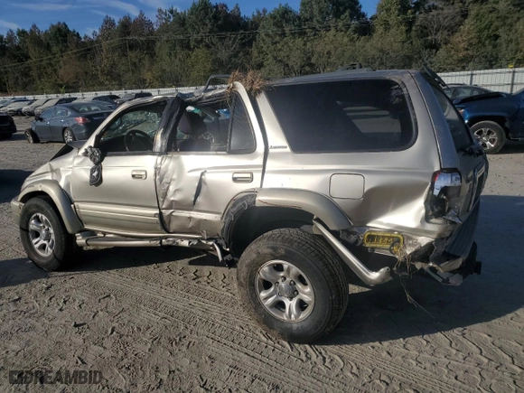 2002 Toyota 4Runner Limited with VIN JT3GN87R620250790, listed as a Copart auction lot 79360474 with 0 mi miles and Salvage Title. Bid and sale history available at carsss.com. Image 2.